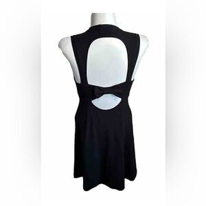 Redvalentino Black Open Back Sleeveless Dress S